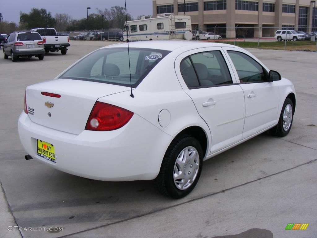 2005 Cobalt Sedan - Summit White / Gray photo #6