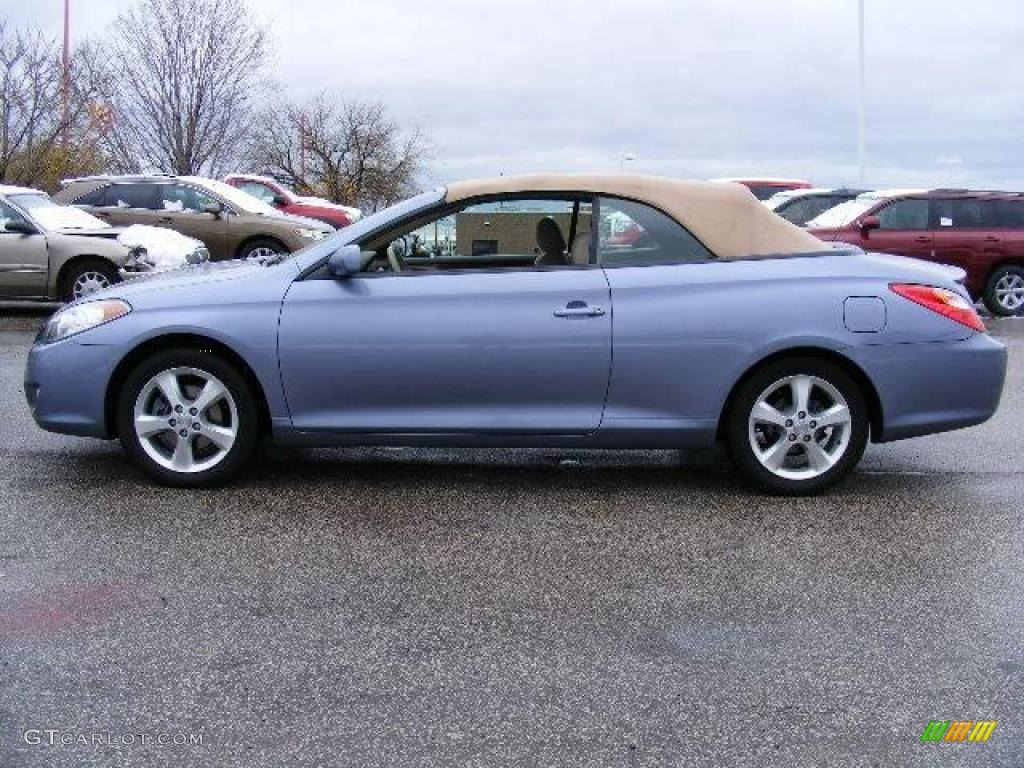 2006 Solara SLE V6 Convertible - Cosmic Blue Metallic / Ivory photo #2
