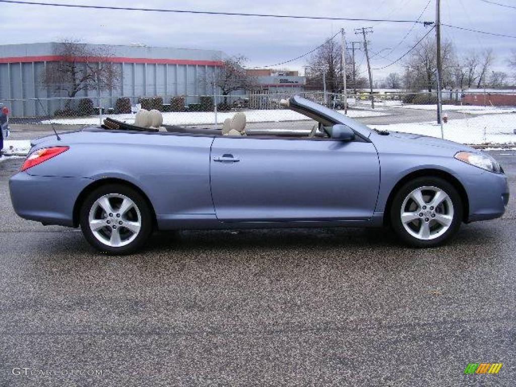 2006 Solara SLE V6 Convertible - Cosmic Blue Metallic / Ivory photo #3