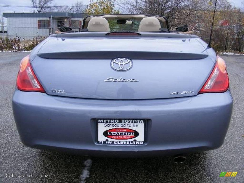 2006 Solara SLE V6 Convertible - Cosmic Blue Metallic / Ivory photo #5