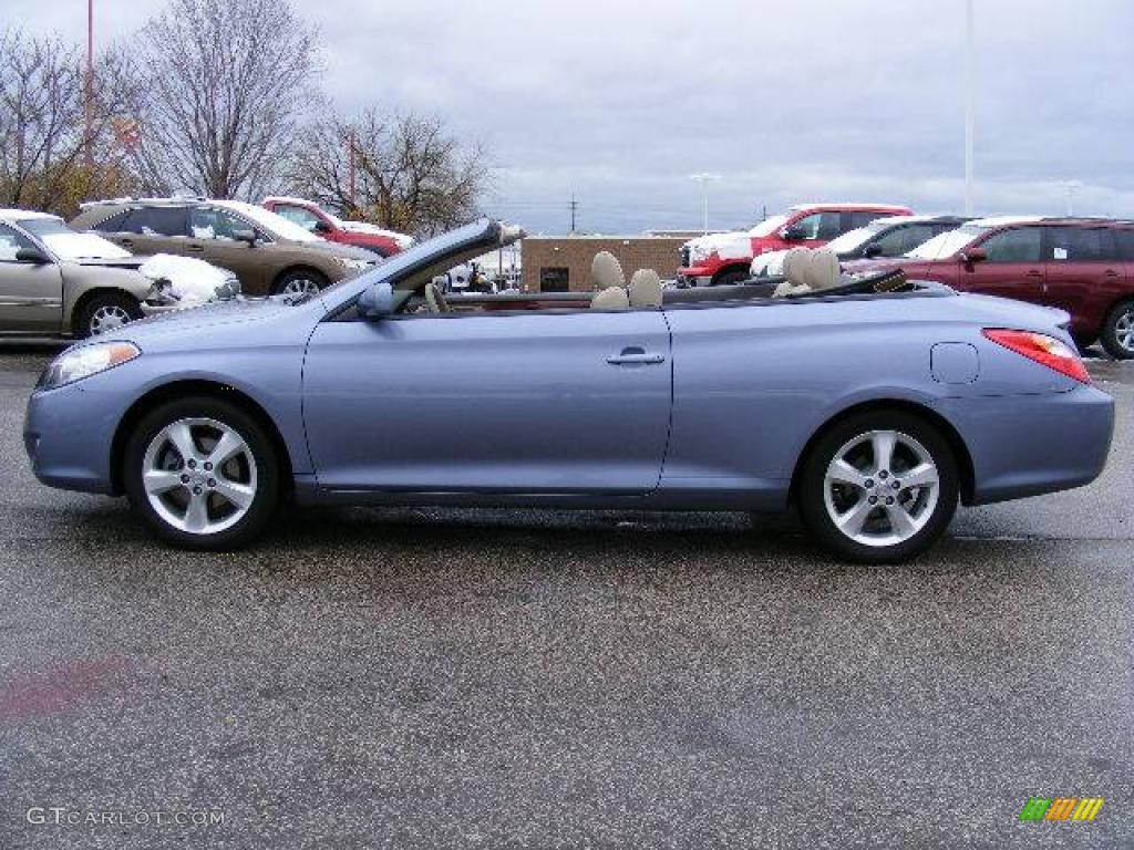 2006 Solara SLE V6 Convertible - Cosmic Blue Metallic / Ivory photo #7