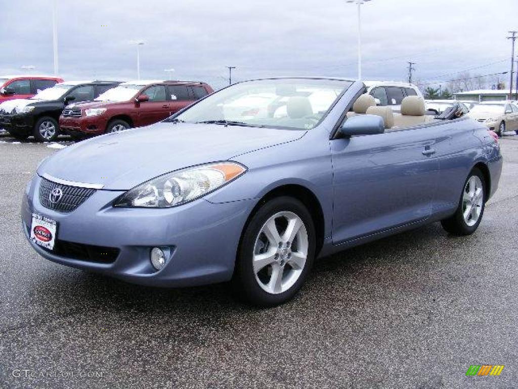 2006 Solara SLE V6 Convertible - Cosmic Blue Metallic / Ivory photo #8