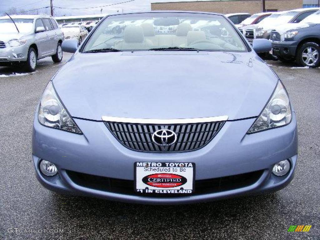 2006 Solara SLE V6 Convertible - Cosmic Blue Metallic / Ivory photo #9