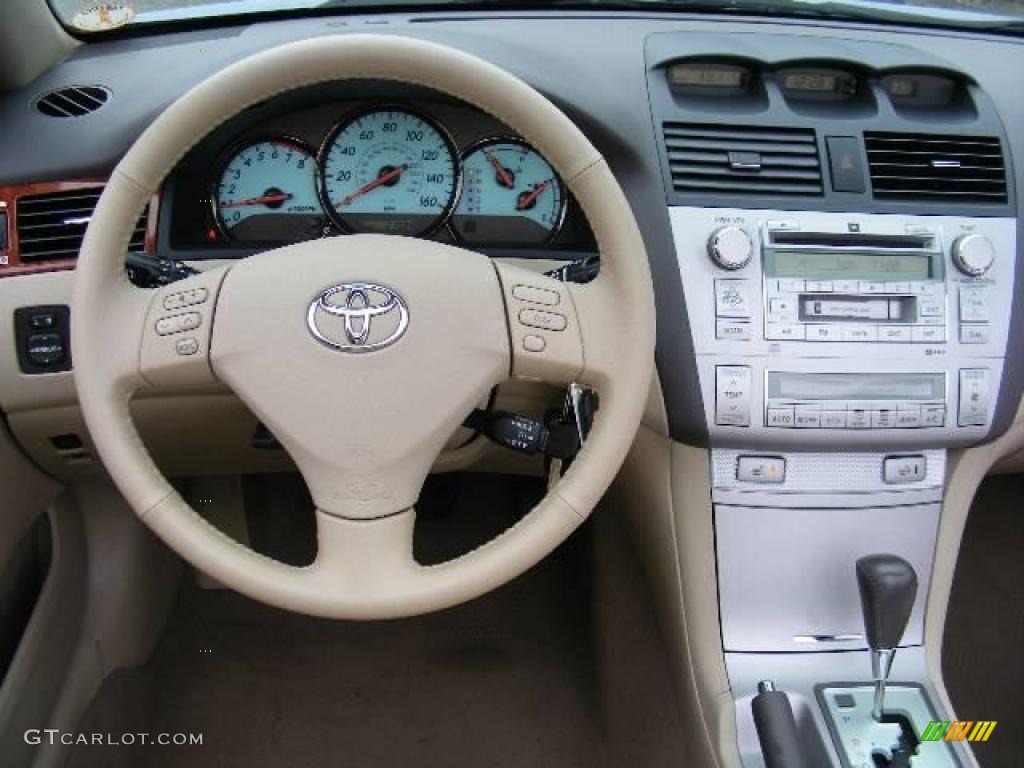 2006 Solara SLE V6 Convertible - Cosmic Blue Metallic / Ivory photo #15