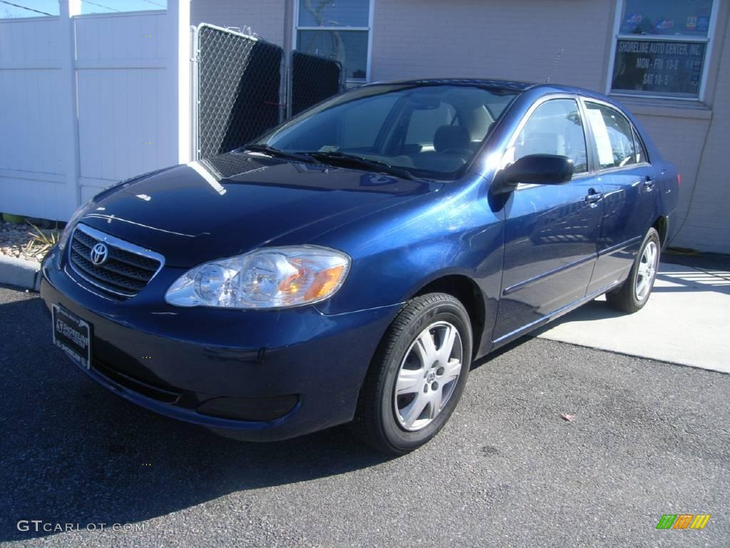 2006 Corolla LE - Indigo Ink Pearl / Stone photo #2