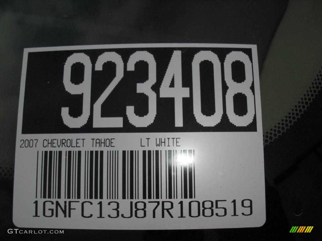 2007 Tahoe LS - Summit White / Dark Titanium/Light Titanium photo #6