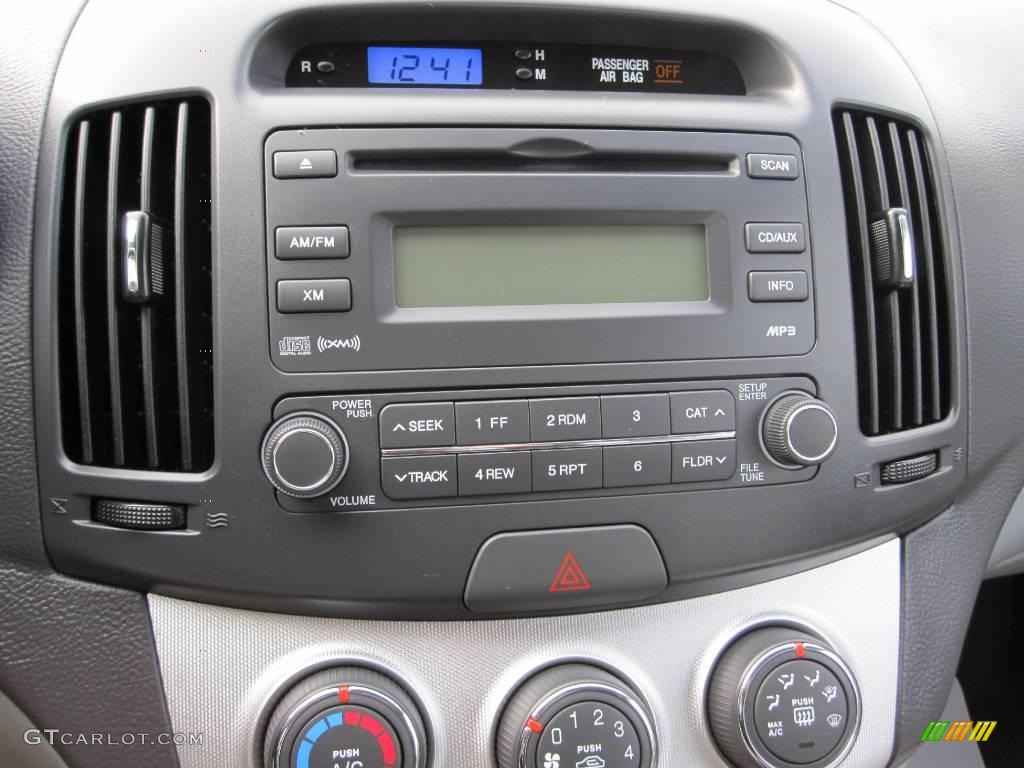 2009 Elantra GLS Sedan - Black Pearl / Black photo #11