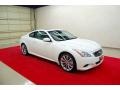 2008 Ivory Pearl White Infiniti G 37 S Sport Coupe  photo #1