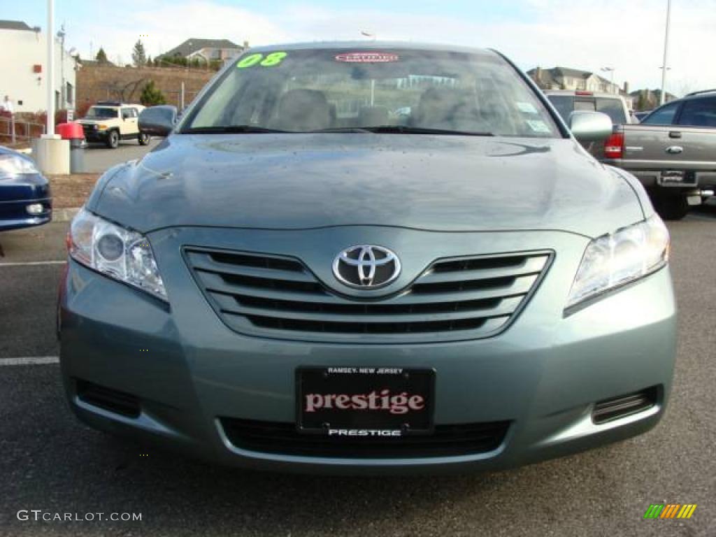2008 Camry LE - Aloe Green Metallic / Bisque photo #2