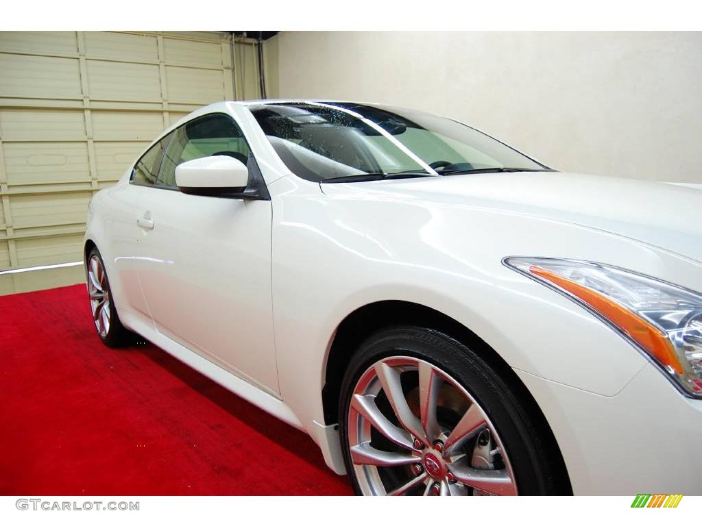 2008 G 37 S Sport Coupe - Ivory Pearl White / Stone photo #14