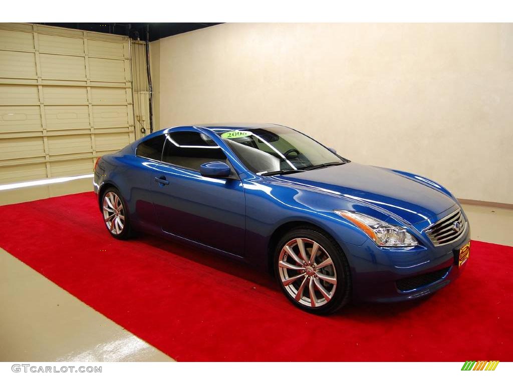 Athens Blue 2008 Infiniti G 37 Coupe Exterior Photo #22670294