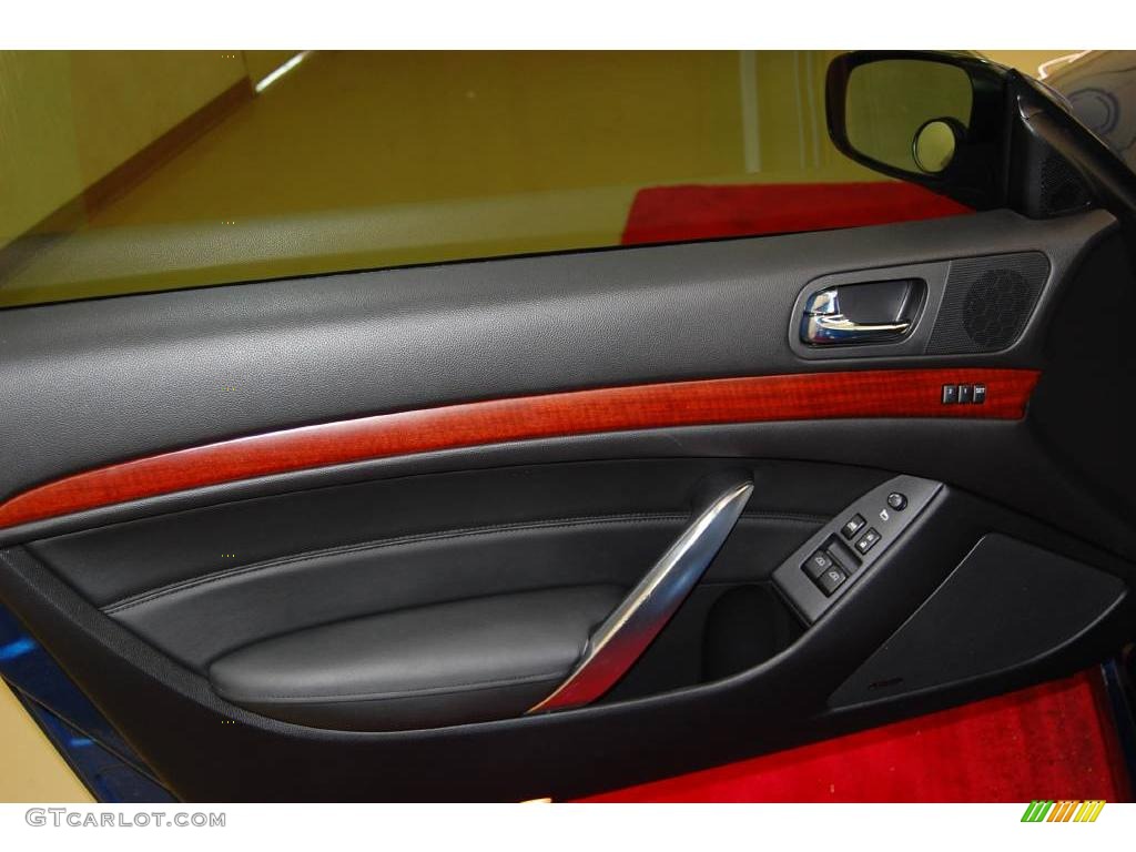 2008 Infiniti G 37 Coupe Graphite Door Panel Photo #22670510