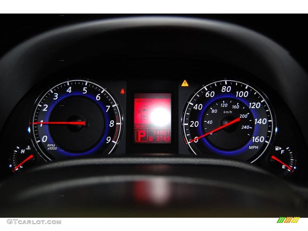 2008 Infiniti G 37 Coupe Gauges Photo #22670747