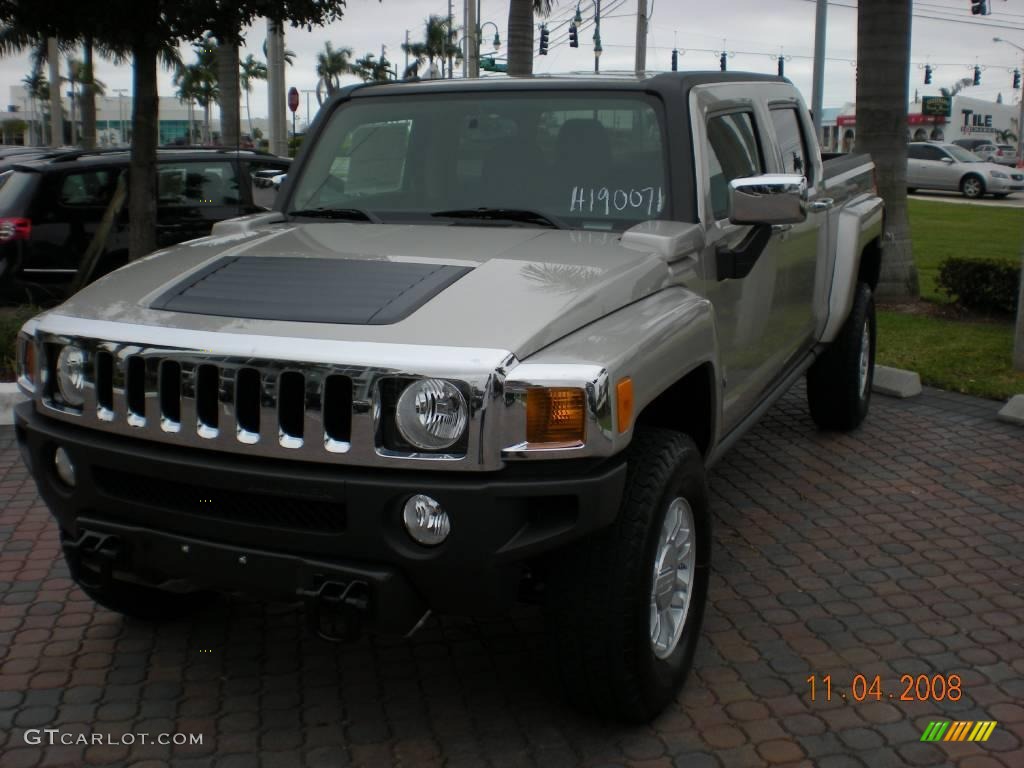 2009 H3 T Alpha - Boulder Gray Metallic / Light Cashmere/Ebony photo #2