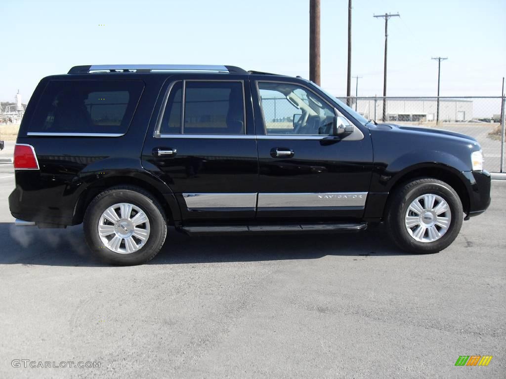 2008 Navigator Luxury 4x4 - Black / Stone photo #6