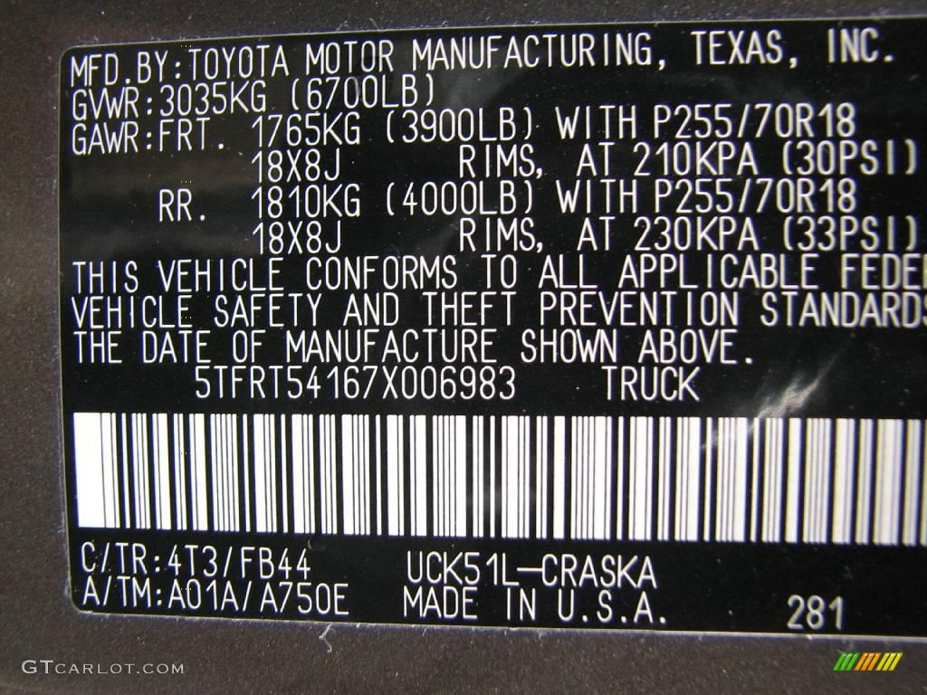 2007 Tundra SR5 Double Cab - Pyrite Mica / Beige photo #15