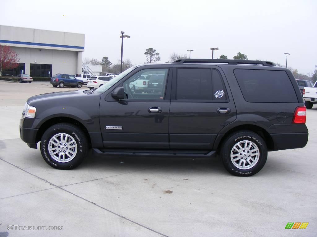2007 Expedition XLT - Carbon Metallic / Charcoal Black photo #2