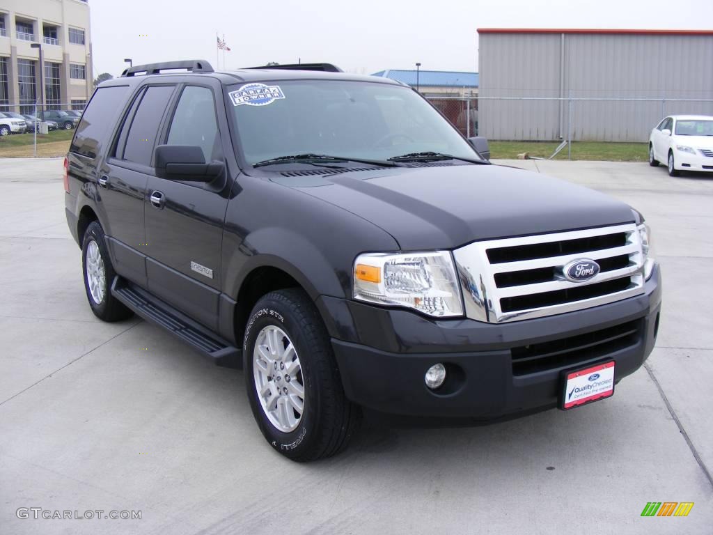 2007 Expedition XLT - Carbon Metallic / Charcoal Black photo #4