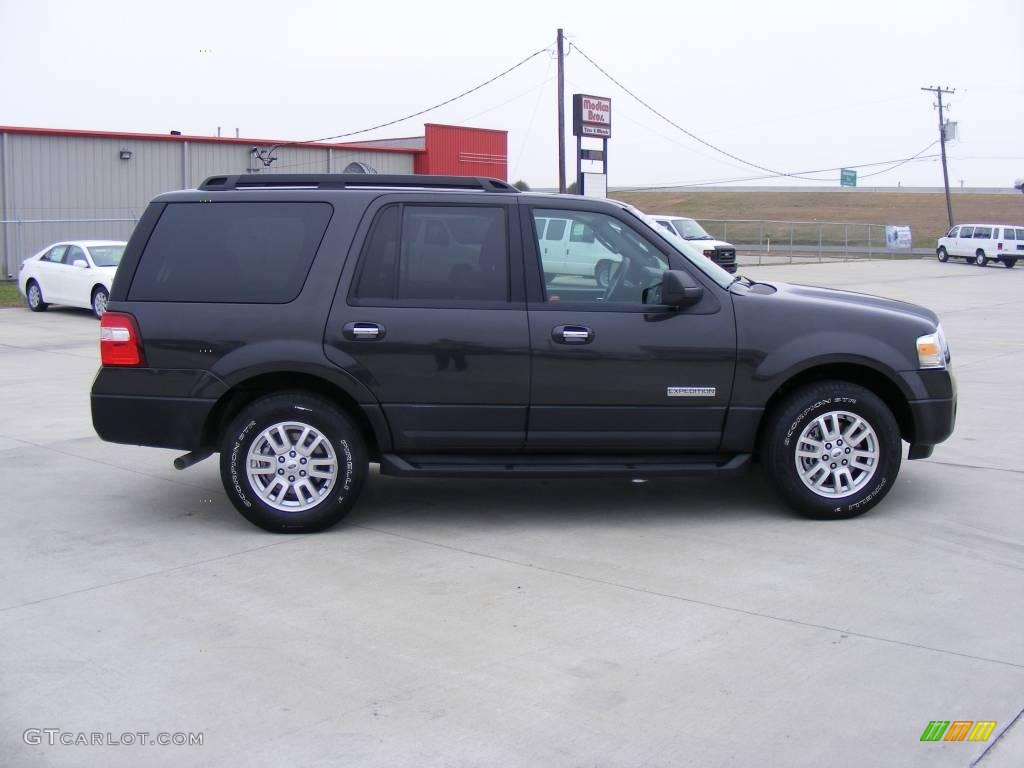 2007 Expedition XLT - Carbon Metallic / Charcoal Black photo #5