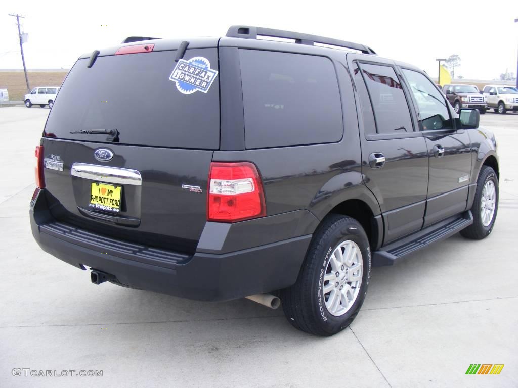 2007 Expedition XLT - Carbon Metallic / Charcoal Black photo #6