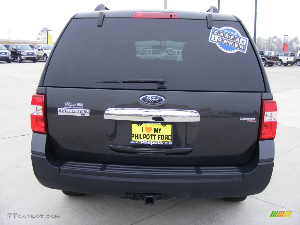 2007 Expedition XLT - Carbon Metallic / Charcoal Black photo #7