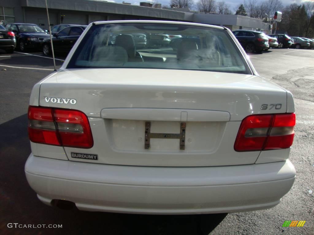 1999 S70  - White / Taupe photo #8