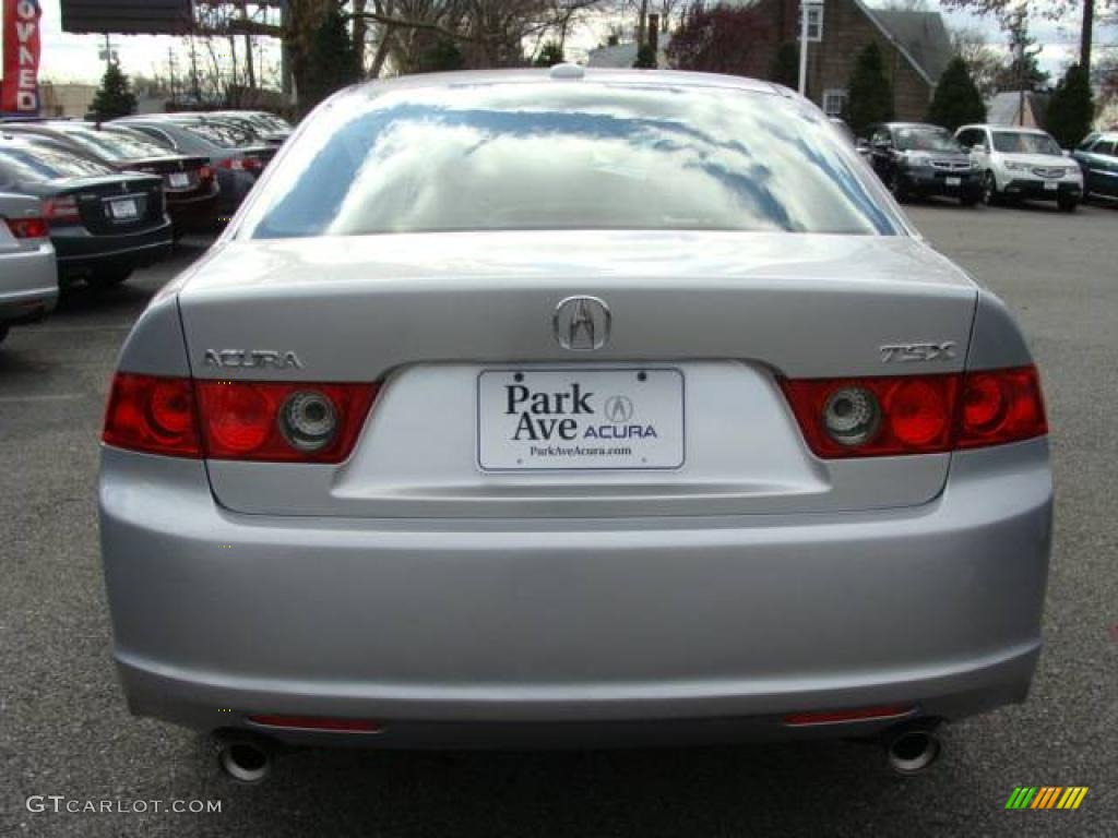 2008 TSX Sedan - Alabaster Silver Metallic / Quartz Gray photo #5