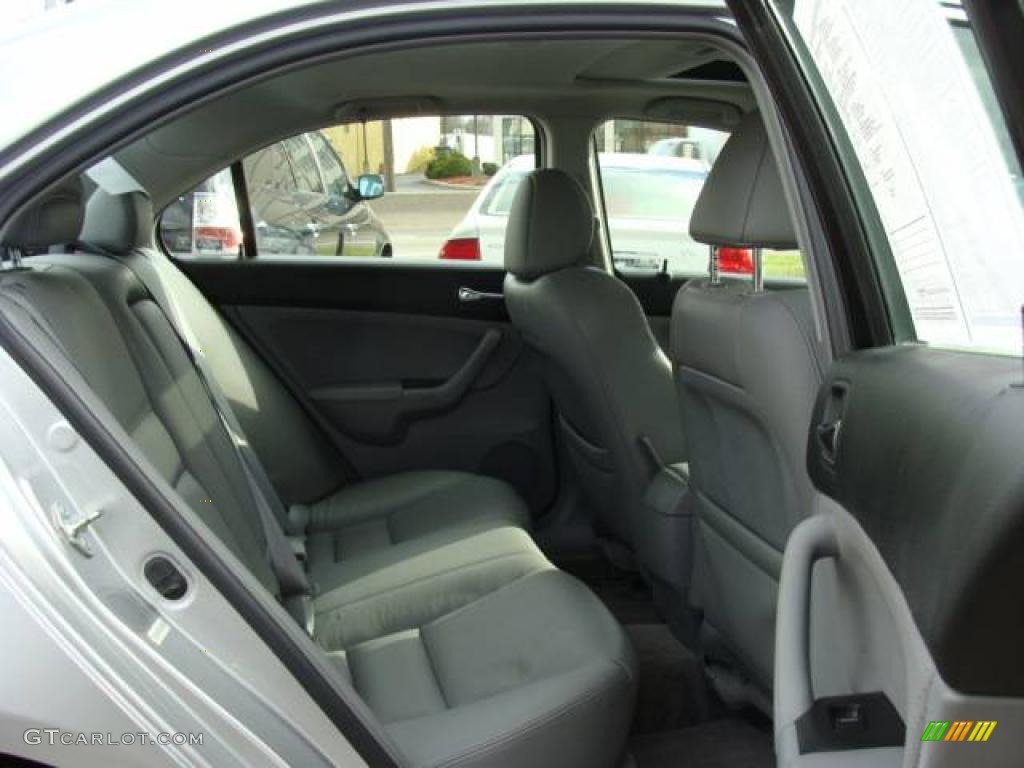 2008 TSX Sedan - Alabaster Silver Metallic / Quartz Gray photo #17