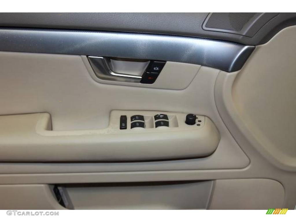 2002 A4 1.8T quattro Sedan - Polar White / Grey photo #10