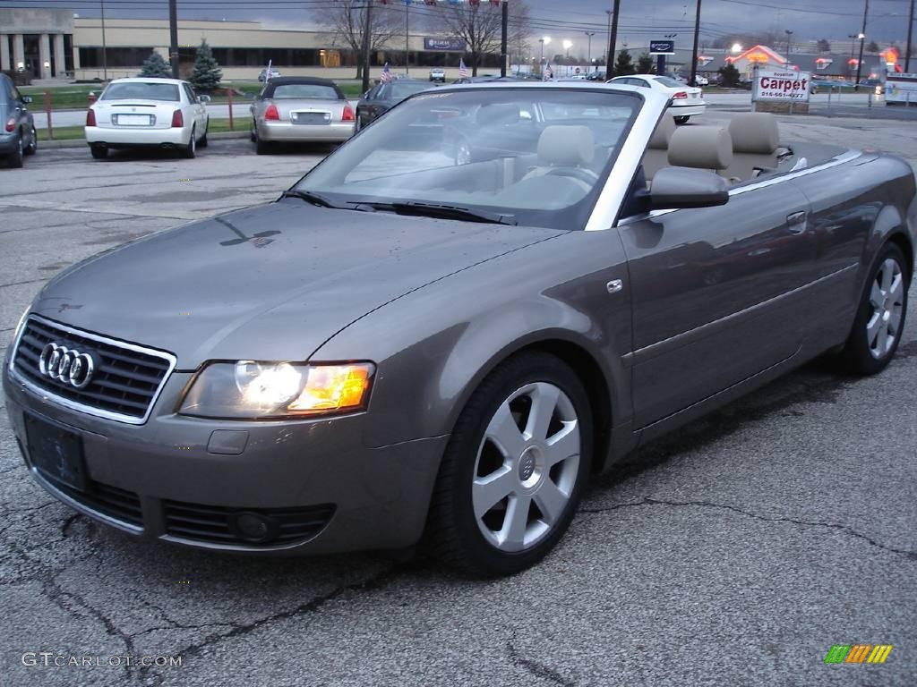 2005 A4 1.8T Cabriolet - Alpaka Beige Metallic / Beige photo #1