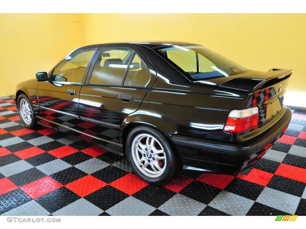 1997 3 Series 328i Sedan - Jet Black / Black photo #4