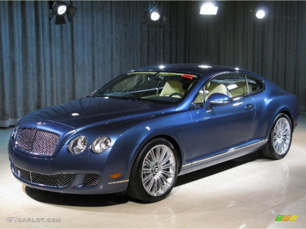 2010 Continental GT Speed - Blue Crystal / Magnolia photo #1