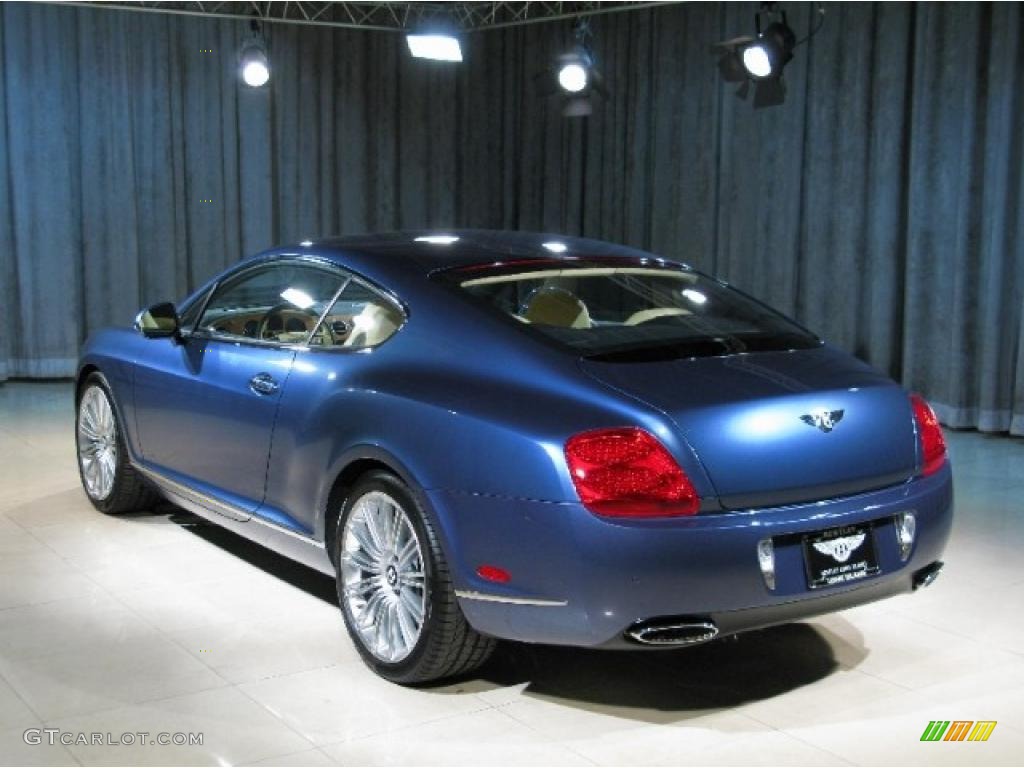 2010 Continental GT Speed - Blue Crystal / Magnolia photo #2