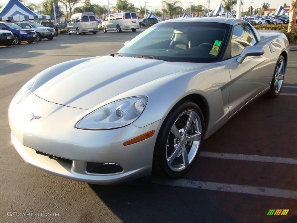 2008 Corvette Coupe - Machine Silver Metallic / Ebony photo #5