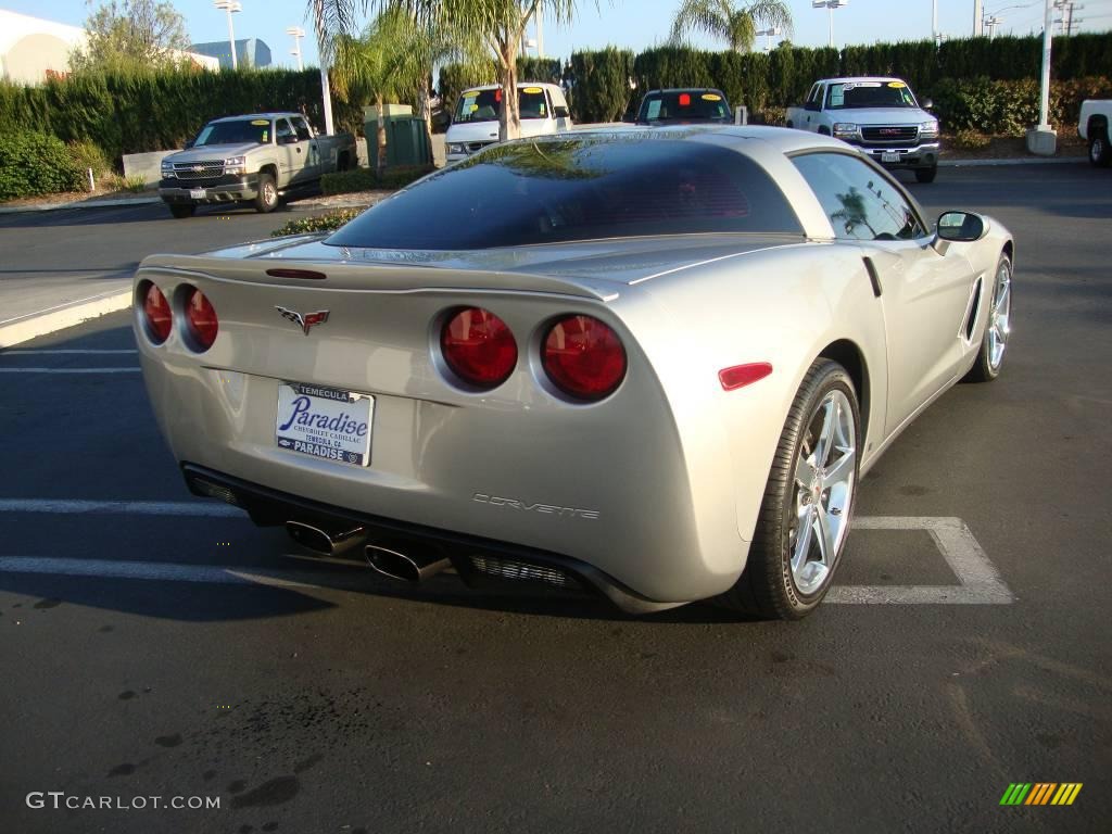 2008 Corvette Coupe - Machine Silver Metallic / Ebony photo #12