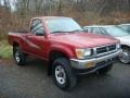 Red 1993 Toyota Pickup Deluxe Regular Cab 4x4