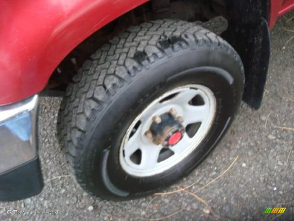 1993 Pickup Deluxe Regular Cab 4x4 - Red / Gray photo #7