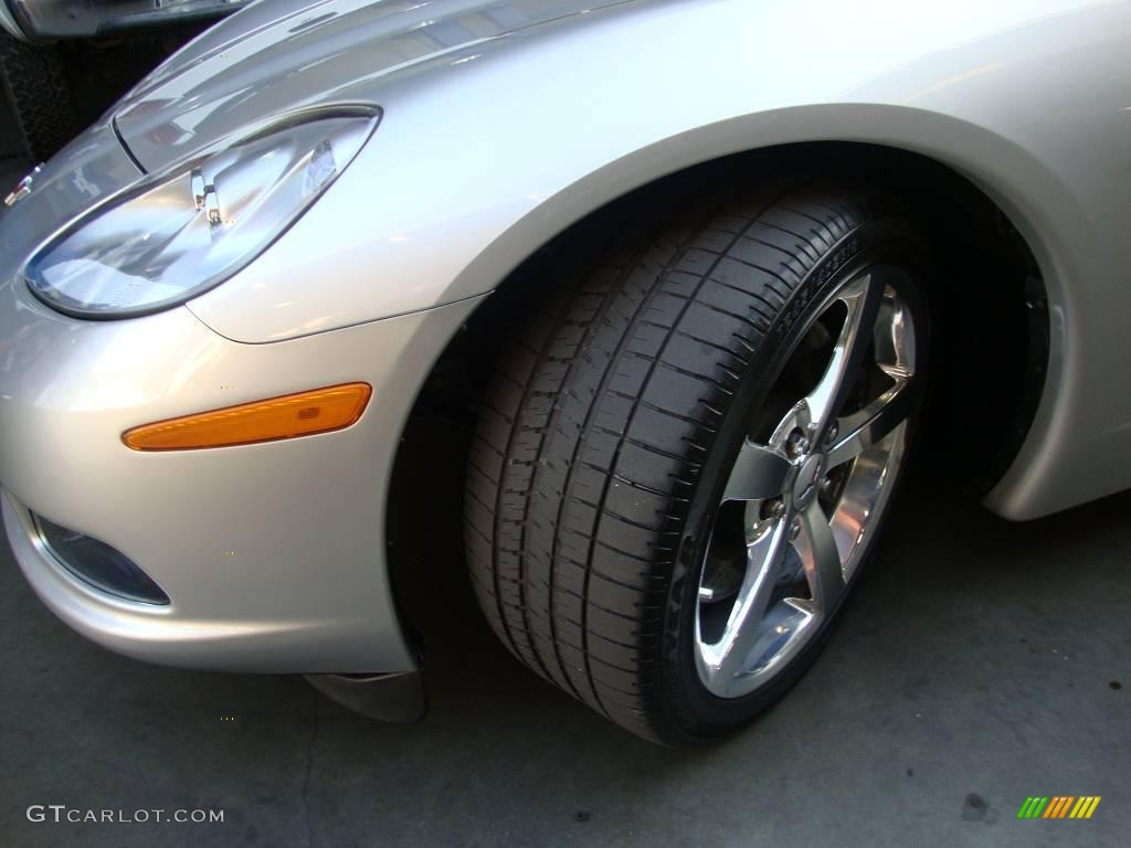 2008 Corvette Coupe - Machine Silver Metallic / Ebony photo #20