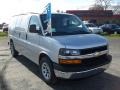 2010 Sheer Silver Metallic Chevrolet Express 1500 Work Van  photo #5