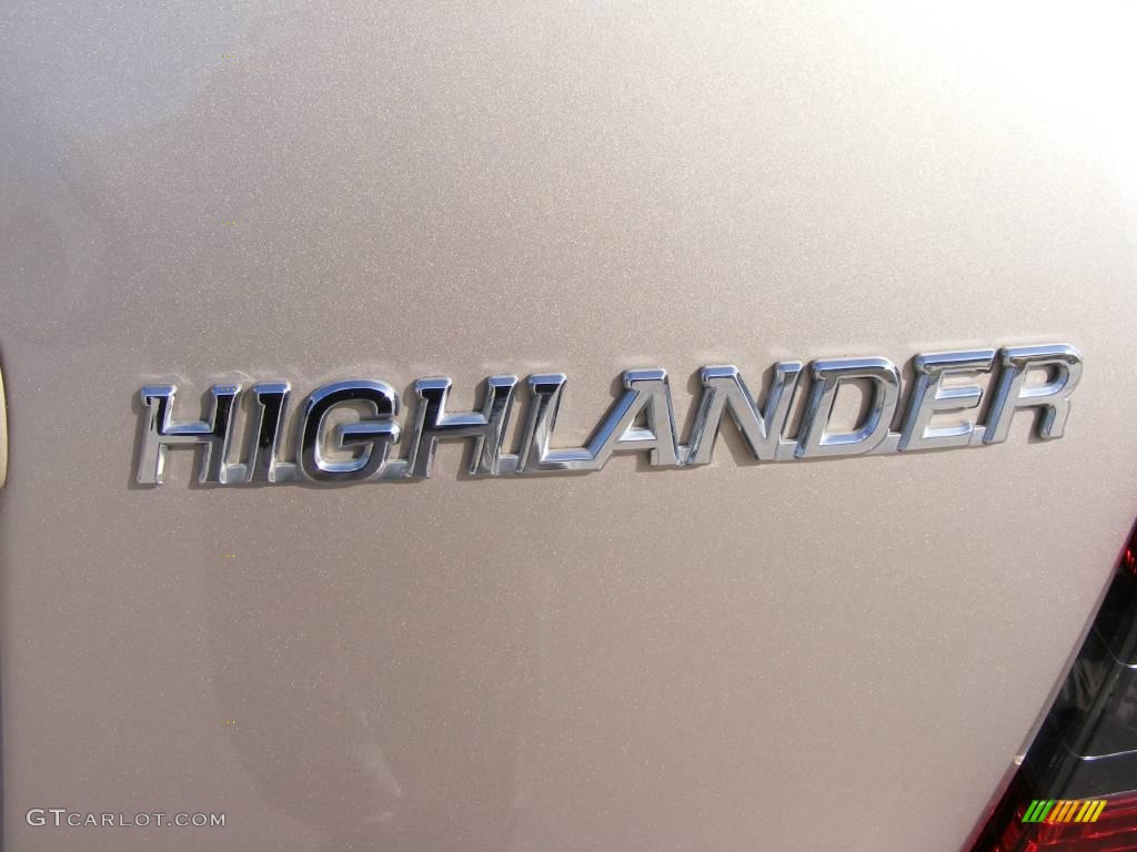 2006 Highlander I4 - Sonora Gold Metallic / Ivory Beige photo #23