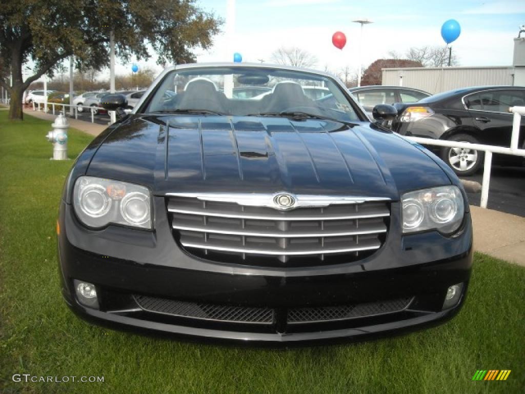 2005 Crossfire Limited Roadster - Black / Dark Slate Grey photo #2