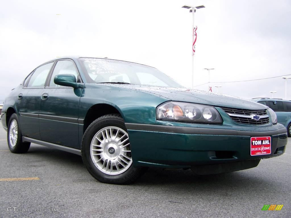 2000 Impala  - Dark Jade Green Metallic / Medium Gray photo #1