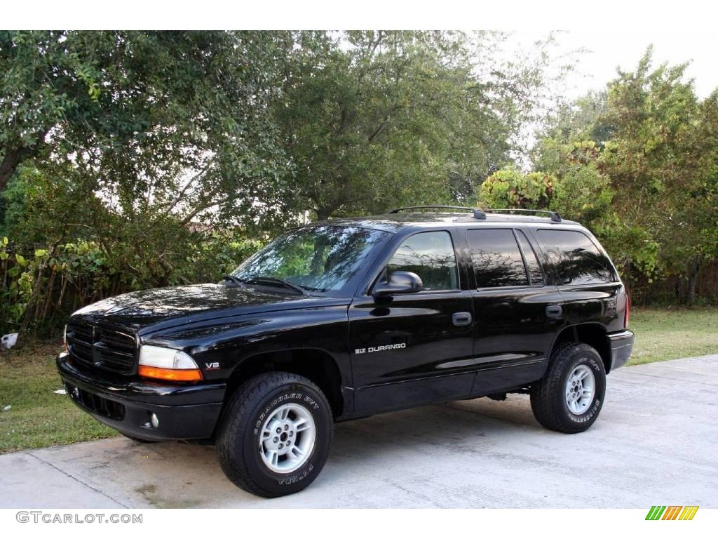 1998 Durango SLT 4x4 - Black / Gray photo #2