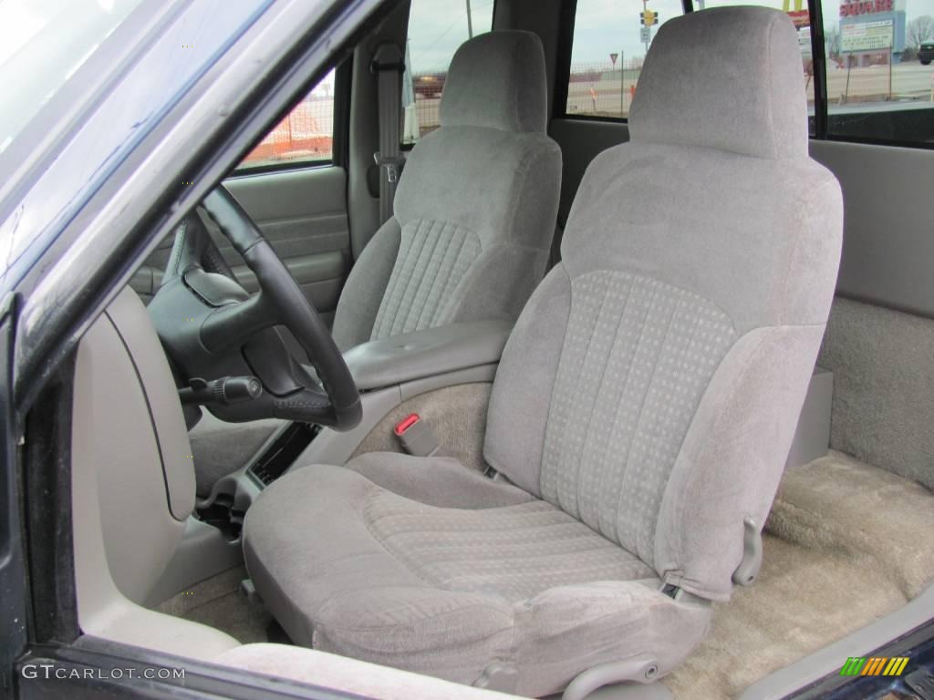 2002 S10 LS Extended Cab 4x4 - Indigo Blue Metallic / Medium Gray photo #7