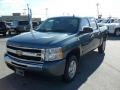 2009 Blue Granite Metallic Chevrolet Silverado 1500 LT Crew Cab  photo #1