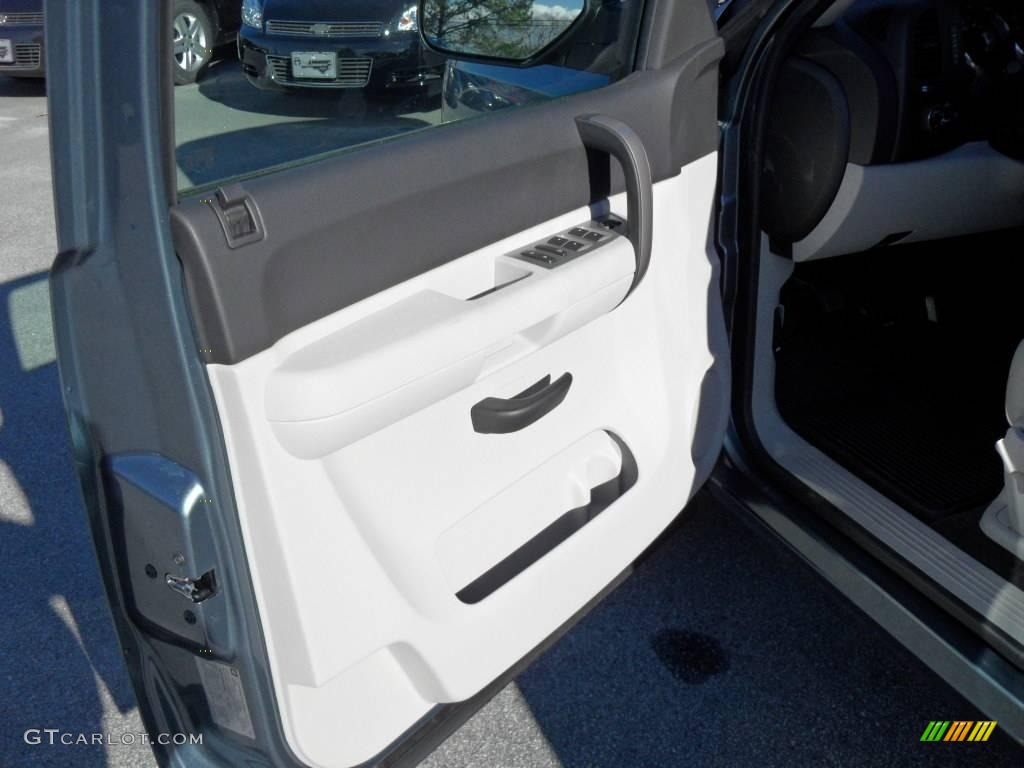 2009 Silverado 1500 LT Crew Cab - Blue Granite Metallic / Light Titanium photo #10