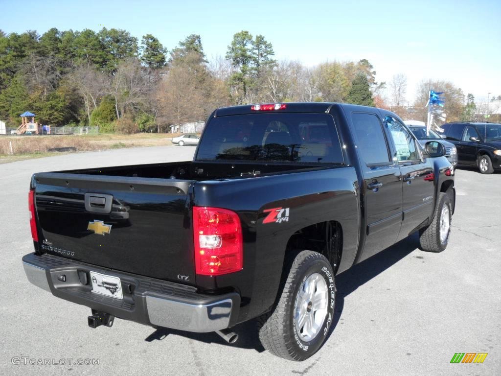 2009 Silverado 1500 LT Z71 Crew Cab 4x4 - Black / Light Cashmere photo #5