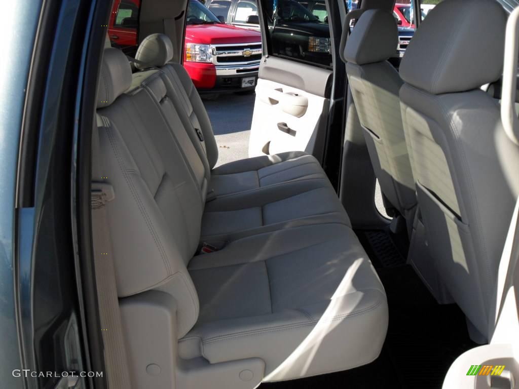 2009 Silverado 1500 LT Crew Cab - Blue Granite Metallic / Light Titanium photo #18