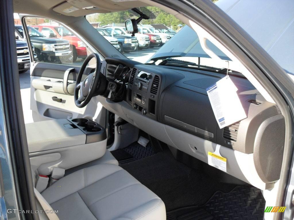 2009 Silverado 1500 LT Crew Cab - Blue Granite Metallic / Light Titanium photo #22