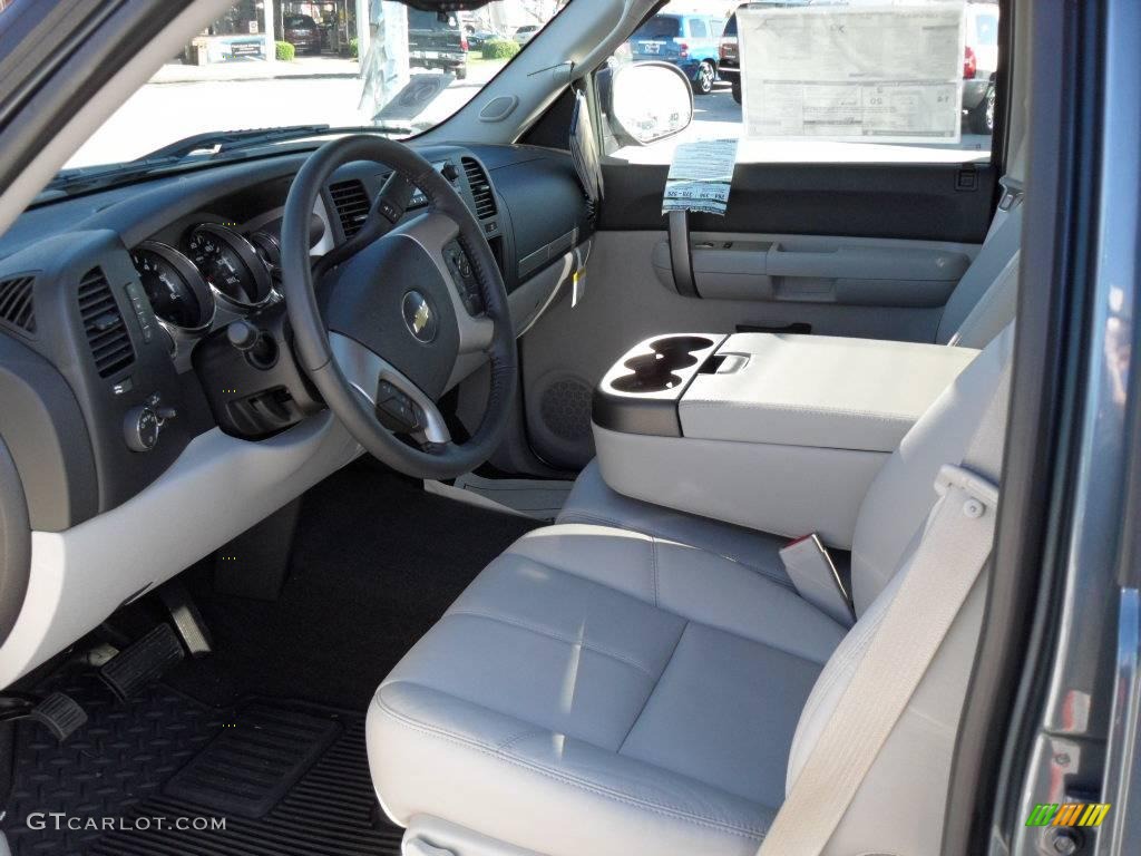 2009 Silverado 1500 LT Crew Cab - Blue Granite Metallic / Light Titanium photo #26